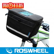 【11812】ROSWHEEL乐炫骑行装备质感系列自行车车把包车头包（单肩包带触屏手机袋）ROSWHEEL乐炫