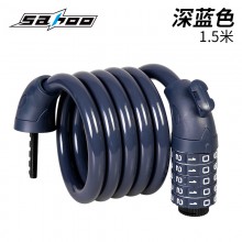 【841402】SAHOO鲨虎  12*1200mm自行车锁 密码钢