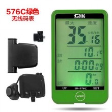 【SD-576】Sunding顺东SD-576A/576C 自行车码表 有线/无线 夜光多色里程表中文 英文