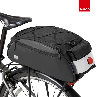 【142093】SAHOO自行车货架包驮包后座包(142003改进版）常规款带灯