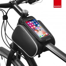 【12813】无logo 中性产品  质感系列 自行车上管包 触屏手机包