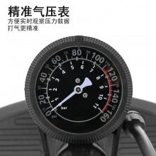 【321423】SAHOO 鲨虎 自行车 电动车 汽车 山地车 公路车落地式带气压表铁管打气筒 家用高压