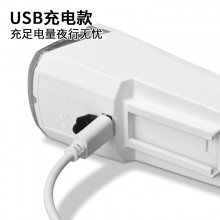 【71387】SAHOO鲨虎自行车灯车前灯USB充电山地车前灯夜骑灯